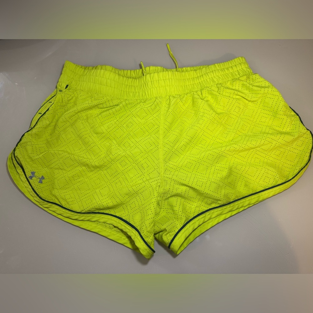 Under Armour Women's Bright Yellow running Shorts